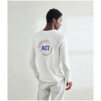 Vêtements Homme T-shirts manches courtes Ecoalf La mode responsable Blanc