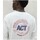 Vêtements Homme T-shirts manches courtes Ecoalf Act Tee White Blanc