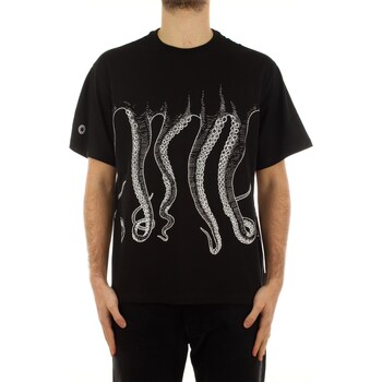 Vêtements Homme T-shirts manches courtes Octopus 24SOTS03 Blanc