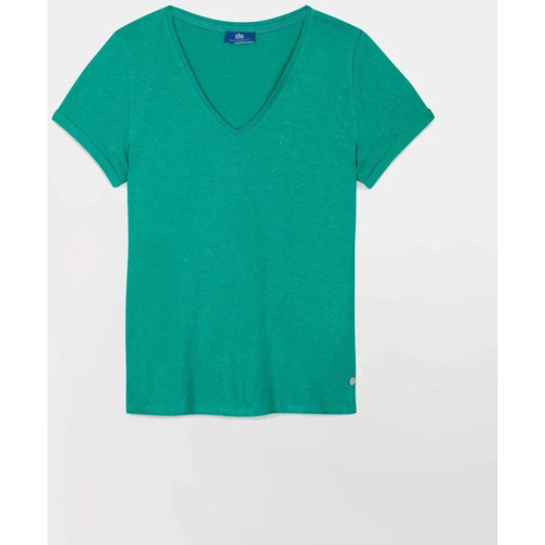 Vêtements Femme T-shirts manches courtes TBS ADINATEE Vert