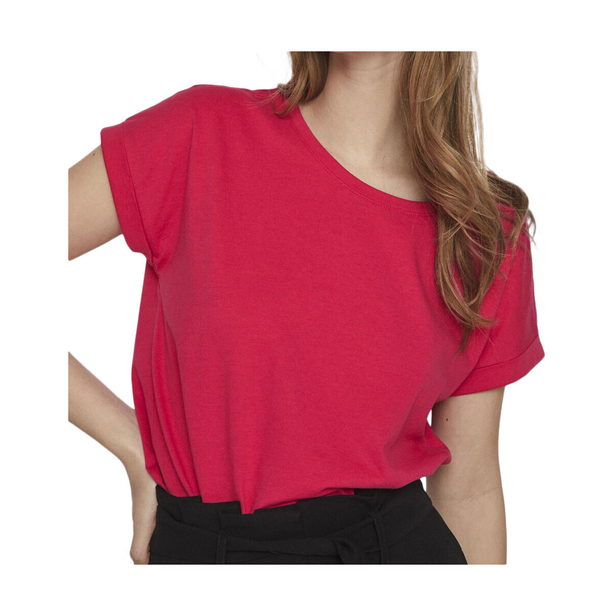 Vêtements Femme T-shirts & Polos Vila 14083083 Rose