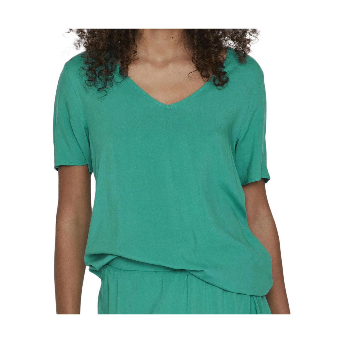 Vêtements Femme T-shirts & Polos Vila 14079533 Vert