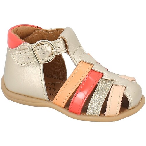 Chaussures Fille Sandales et Nu-pieds Bellamy DAX OR ROUGE