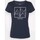Vêtements Femme motif-print long-sleeve shirt Schwarz 3DYT38 YJ8QZ Bleu