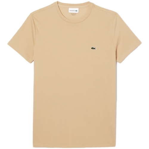 Vêtements Homme Nike logo-embroidered cotton T-shirt Lacoste Pima Beige