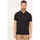 Vêtements Homme T-shirts & Polos BOSS Polo  en coton noir avec logo sur la poitrine Noir