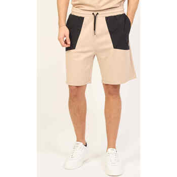 Vêtements Homme Shorts / Bermudas BOSS Bermuda homme  avec poches contrastées Beige