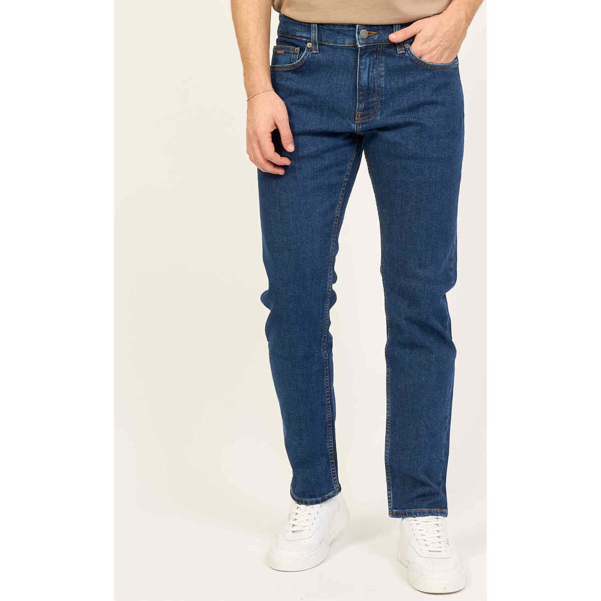 Vêtements Homme Jeans BOSS Pantalon chino homme coupe slim Bleu
