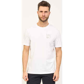 Vêtements Homme T-shirts & Polos BOSS T-shirt  Boss en jersey de coton avec logo Blanc