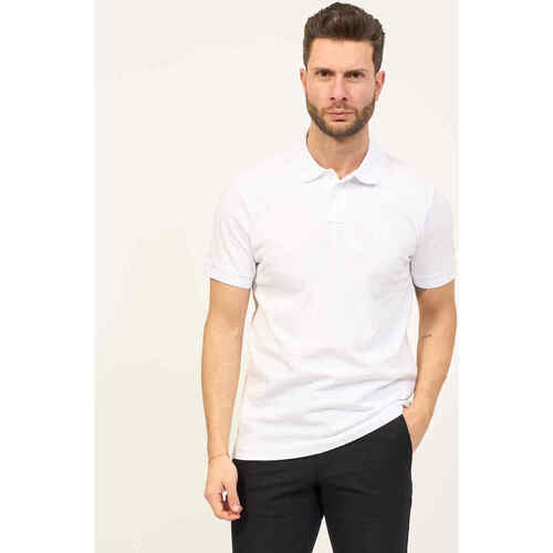 Vêtements Homme Tshirtrn 3p Classic BOSS Polo  coupe slim en coton stretch avec logo Blanc