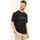Vêtements Homme T-shirts & Polos BOSS T-shirt à col rond en coton Black  avec logo Noir