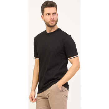 Vêtements Homme T-shirts & Polos BOSS T-shirt homme col rond Noir