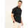 Vêtements Homme T-shirts & Polos BOSS Polo  noir en jersey de coton avec plaque logo Noir