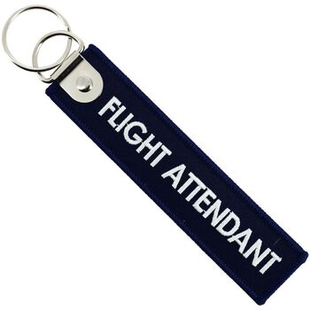 Accessoires textile Porte-clés Clj Charles Le Jeune Porte-clés Steward - Flight Attendant Bleu