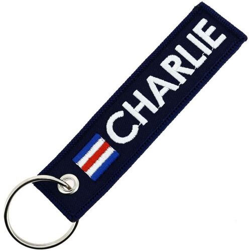 Accessoires textile Porte-clés Clj Charles Le Jeune Porte-clés Charlie Bleu