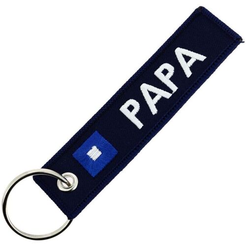 Accessoires textile Porte-clés Clj Charles Le Jeune Porte-clés Papa Bleu