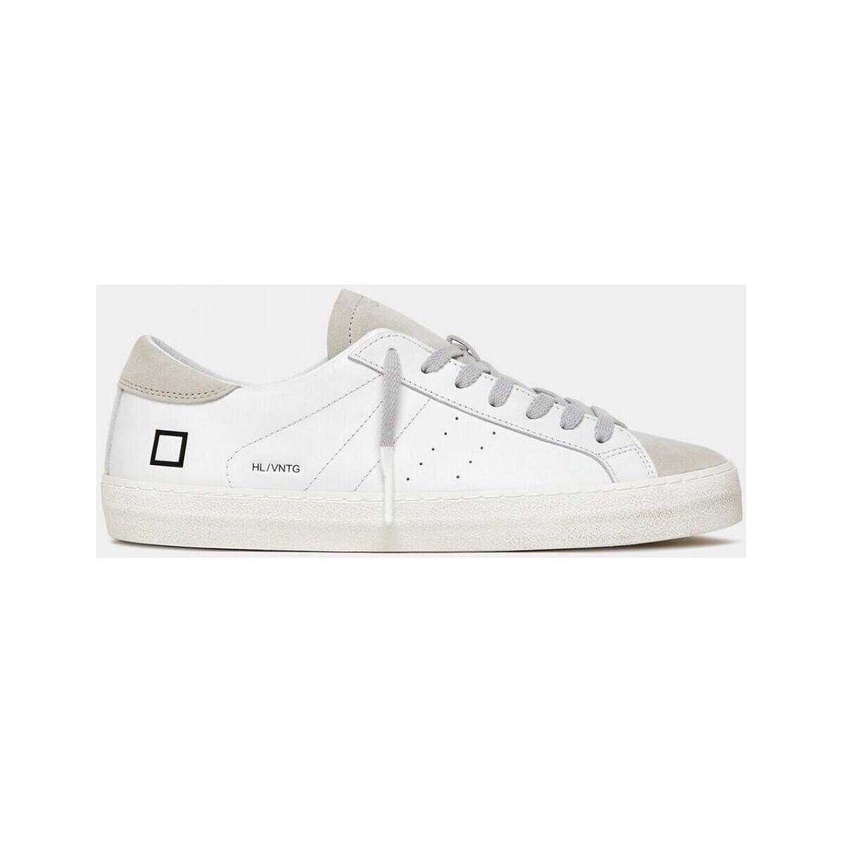 Chaussures Homme Baskets mode Date M401-HL-VC-WH - HILL LOW-WHITE Blanc