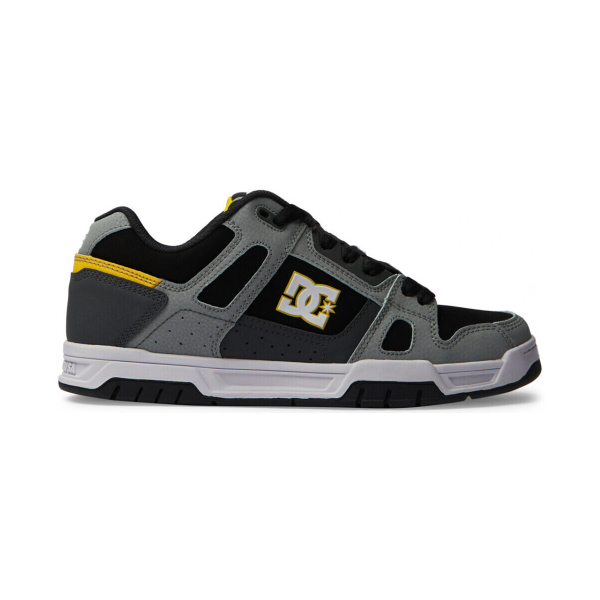 Chaussures Chaussures de Skate DC Shoes STAG grey yellow Gris