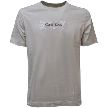 Vêtements Homme T-shirts manches courtes Calvin Klein Jeans 00GMS4K169 Beige