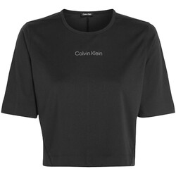 Vêtements Femme T-shirts manches courtes Calvin Klein Jeans 00GWS4K210 Noir