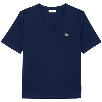 Vêtements Femme T-shirts manches courtes Lacoste TF7300 Bleu