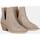 Chaussures Femme Bottines Allée Du Foulard V240192 Marron