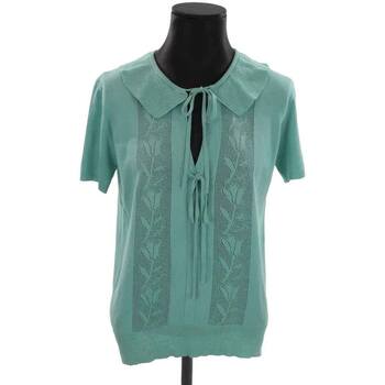 Vêtements Femme Débardeurs / T-shirts sans manche Blouse En Coton Top en coton Vert
