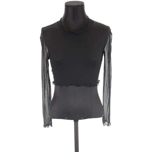 Vêtements Femme Moncler Pierrick Leather Details Nylon Backpack Kenzo Top noir Noir