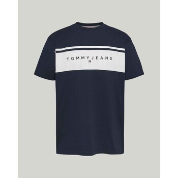 Vêtements Homme T-shirts manches courtes Tommy Hilfiger DM0DM18658C1G Bleu