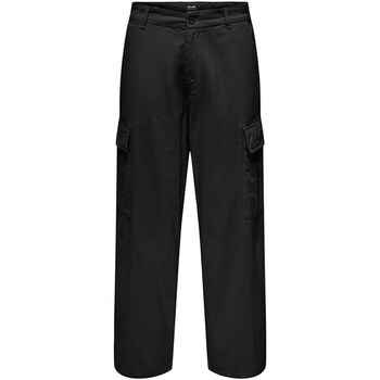 Vêtements Homme Pantalons 5 poches Effacer les critères  22029862 Noir