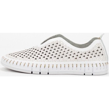 Chaussures Femme Baskets basses Ton sur ton Zapatillas  en color blanco para Blanc