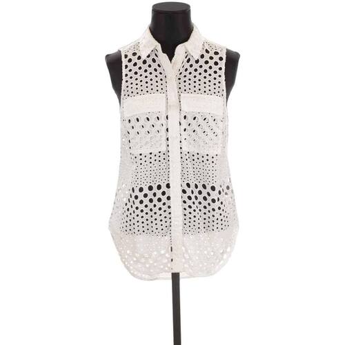 Vêtements Femme office-accessories eyewear robes Coats Jackets men MICHAEL Michael Kors Top en coton Blanc