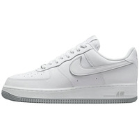 Chaussures Homme Baskets basses slants Nike AIR FORCE 1 ‘07  “WHITE & WOLF GREY” Blanc