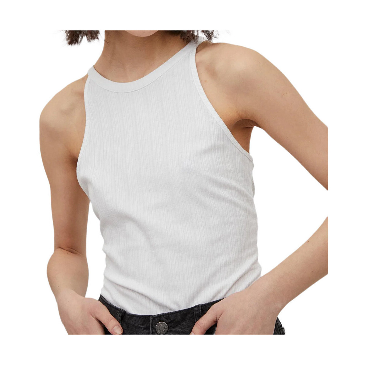 Vêtements Femme Débardeurs / T-shirts sans manche Vila 14070249 Blanc