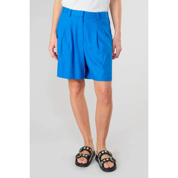 Vêtements Femme Shorts / Bermudas raw-cut cropped jeans Nero Short polaly bleu roi Bleu