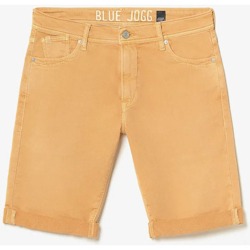 Vêtements Homme Shorts / Bermudas Strong Silhouette peplum-hem crepe shorts Rosa Bermuda jogg bodo jaune moutarde Jaune