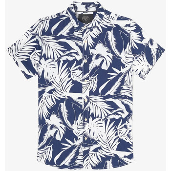 Vêtements Homme Chemises manches longues Lauren Ralph Lauises Chemise ruti bleu marine à motif jungle Bleu