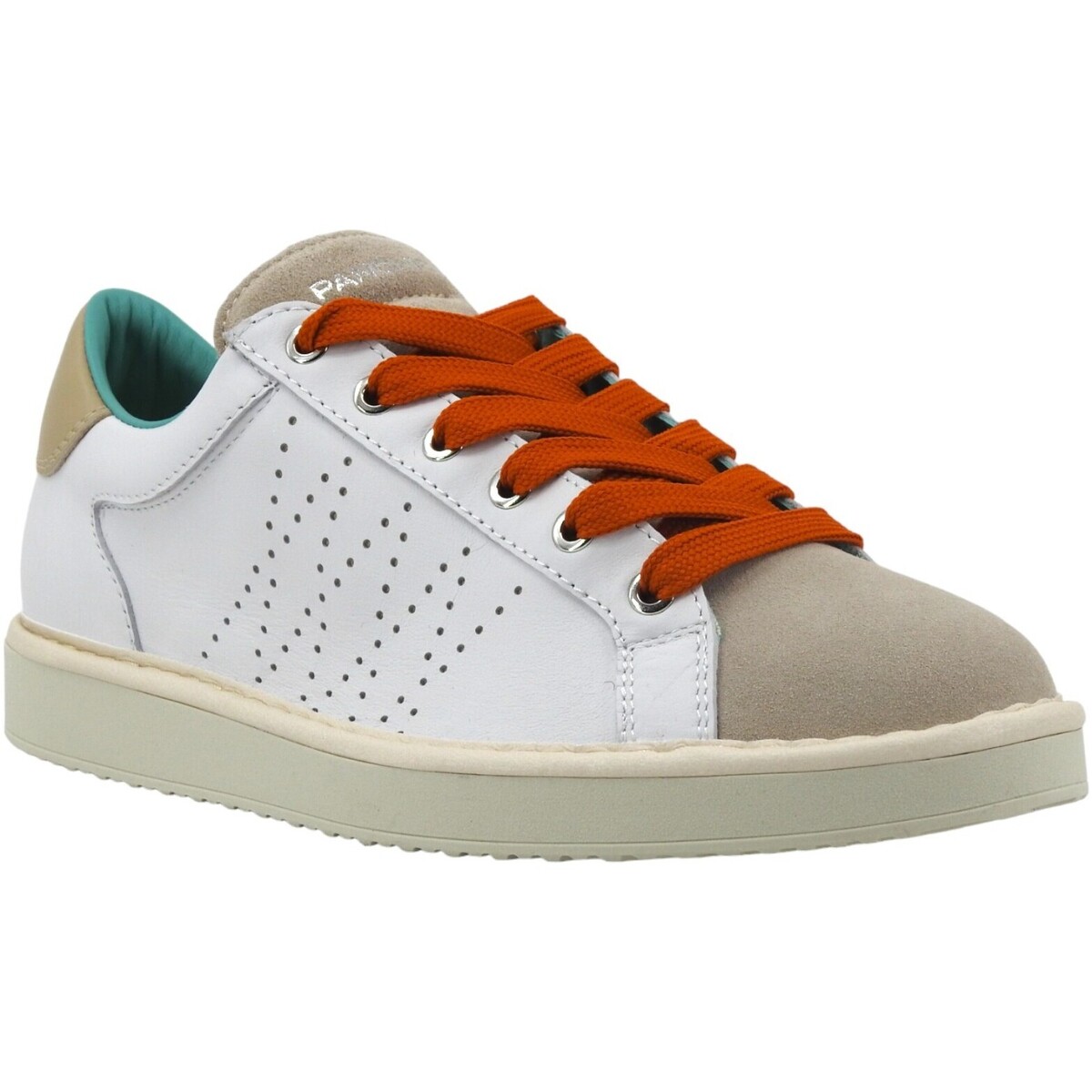 Chaussures Homme Multisport Panchic PANCHIC Sneaker Uomo White Fog Burnt Orange P01M013-00873032 Blanc