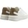 Chaussures Femme Multisport Guess Sneaker Donna White Beige Brown FLPVIBLEA12 Blanc