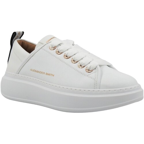 Chaussures Femme Bottes Alexander Smith Wembley Sneaker Donna Total White WYW0106 Blanc