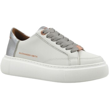 Chaussures Femme Multisport Alexander Smith Ecogreenwich Sneaker Donna White Silver EGW7398 Blanc