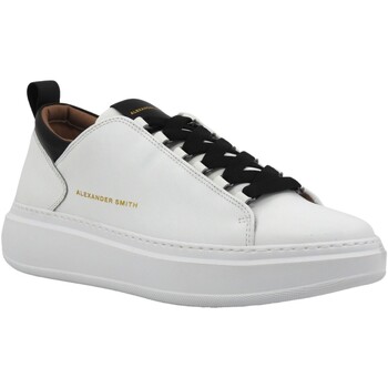 Alexander Smith Wembley Sneaker Uomo White Black WYM2260 Blanc