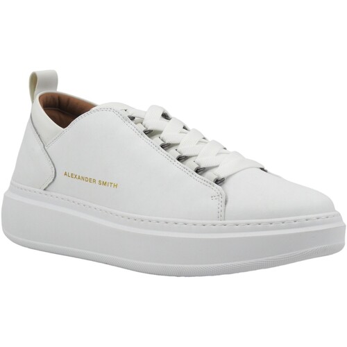 Chaussures Homme Multisport Alexander Smith Wembley Sneaker Uomo Total White WYM2263 Blanc