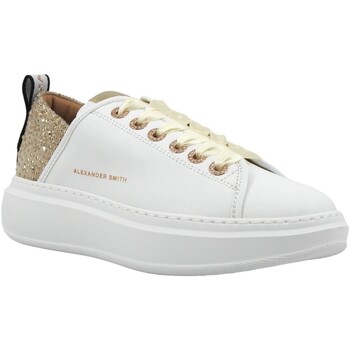 Chaussures Femme Bottes Alexander Smith Wembley Sneaker Donna White Gold WYW0506 Blanc