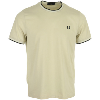 Vêtements Homme T-shirts manches courtes Fred Perry Twin Tipped Beige