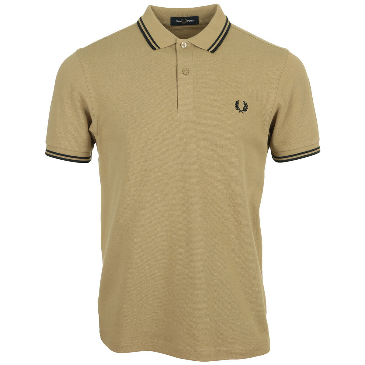 Vêtements Homme T-shirts & Polos Fred Perry Twin Tipped Shirt Marron