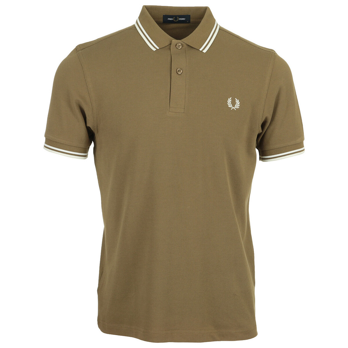 Vêtements Homme T-shirts & Polos Fred Perry Twin Tipped Shirt Vert