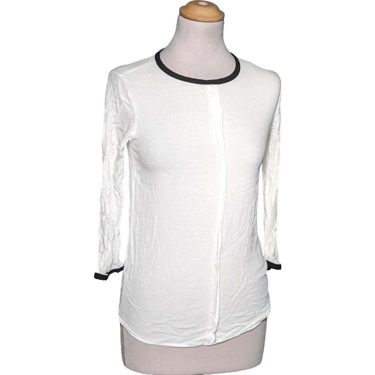 Vêtements Femme Tops / Blouses Benetton blouse  34 - T0 - XS Blanc Blanc