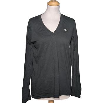 Vêtements Femme T-shirts & Polos Lacoste top manches longues  40 - T3 - L Noir Noir
