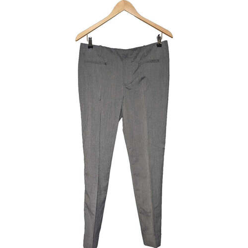 Vêtements Femme Pantalons Zara pantalon slim femme  40 - T3 - L Gris Gris